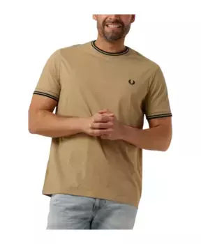 Футболка с двумя кончиками Fred Perry, зеленый