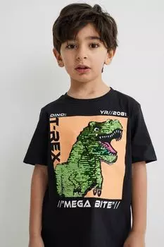 Футболка с двусторонними пайетками H&amp;M
