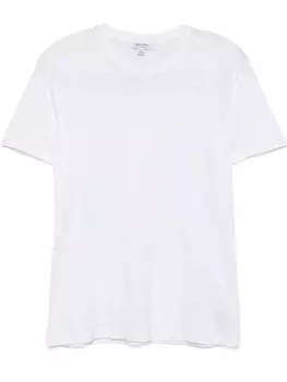 Футболка с дырочками Sunspel, белый