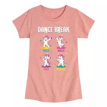 Футболка с единорогом JoJo Siwa Dance Break для девочек 7–16 лет Licensed Character