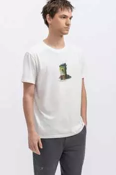 Футболка с фигурным принтом Kaft, белый