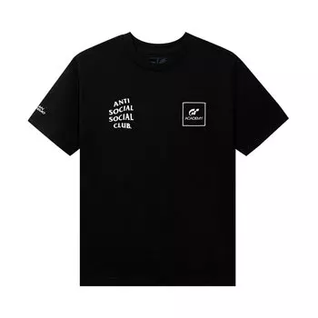 Футболка с флагом Anti Social Social Club x Gran Turismo, черная