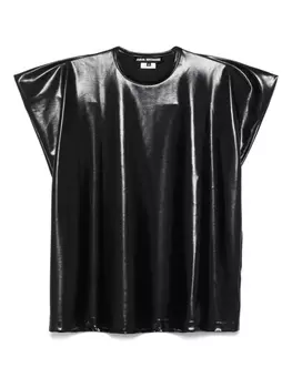 Футболка с фольгой от Junya Watanabe, черный