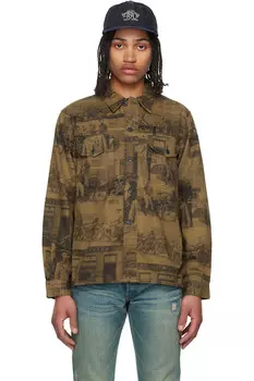 Футболка с фото-принтом Rrl, мультиколор