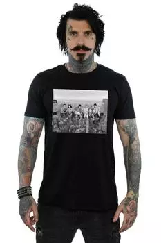 Футболка с фото строительства Friends, черный