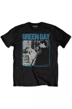 Футболка с фотоблоком Green Day, черный