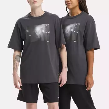 Футболка с фотографией в стиле Hip Hop Reebok, серый