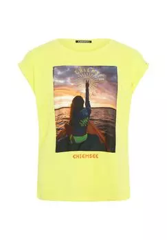 Футболка с фотопринтом CHIEMSEE, цвет Lemon Verbena