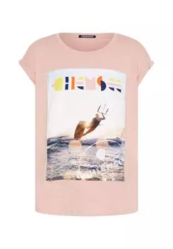 Футболка с фотопринтом CHIEMSEE, цвет Peaches Cream