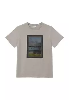 Футболка с фотопринтом, детская s.Oliver, цвет Grey Black