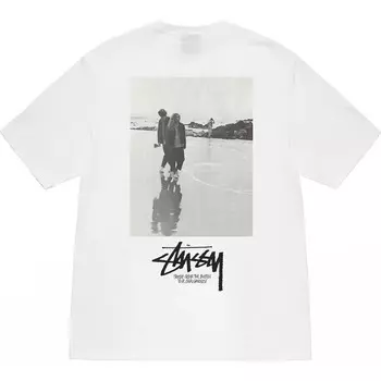 Футболка с фотопринтом Stssy Stussy, белый