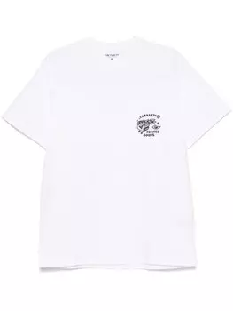 Футболка с фрагментами Carhartt WIP, белый