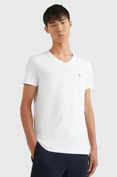 Футболка с футболкой Core Stretch Slim Fit Tommy Hilfiger, белый