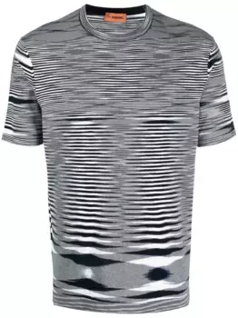 Футболка с геометричным принтом Missoni, синий