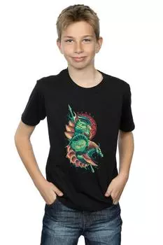 Футболка с гербом Аквамена Xebel DC Comics, черный