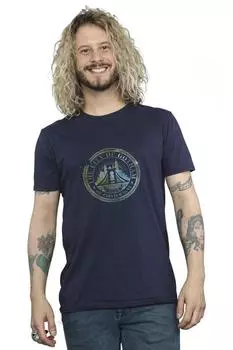 Футболка с гербом «Бэтмен-Сити Готэм» Magna Crest DC Comics, темно-синий