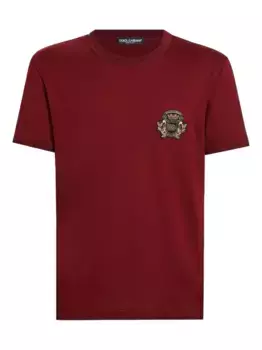 Футболка с гербом DOLCE & GABBANA, красный