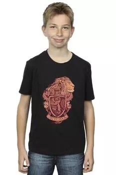 Футболка с гербом Гриффиндора Harry Potter, черный