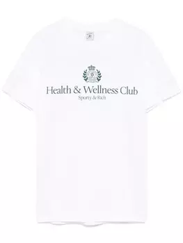 Футболка с гербом H&W Sporty & Rich, белый