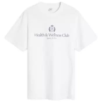 Футболка с гербом H&W Sporty & Rich, белый