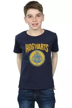 Футболка с гербом Хогвартса Harry Potter, темно-синий