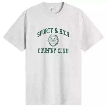 Футболка с гербом Vasity Sporty & Rich, серый