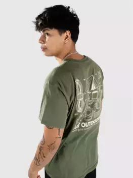 Футболка с гидом на открытом воздухе Dravus, зеленый