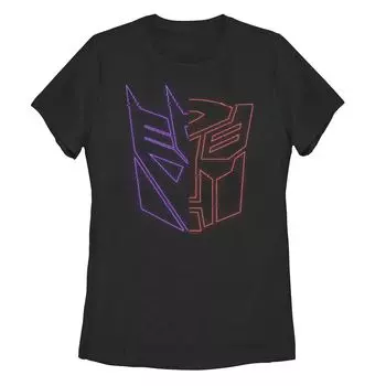 Футболка с голографическим логотипом Junior's Transformers: War For Cybertron Licensed Character