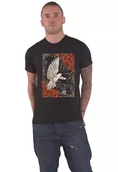 Футболка с голубем Fleetwood Mac, черный