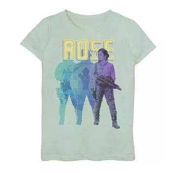 Футболка с градиентом и портретом розы для девочек 7–16 лет «Звездные войны: Скайуокер. Восхождение» Star Wars