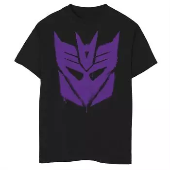 Футболка с граффити и логотипом Transformer Decepticon для мальчиков 8–20 лет Licensed Character