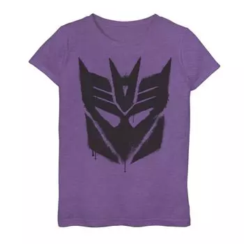 Футболка с граффити и логотипом Transformers Deciepticon для девочек 7–16 лет Licensed Character