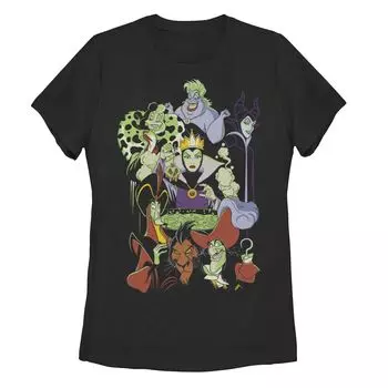 Футболка с графическим изображением Disney Villains Cauldron Group для юниоров Licensed Character
