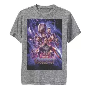 Футболка с графическим изображением для мальчиков 8–20 лет, постер «Marvel Studios, Мстители, эндшпиль, космическая группа», групповой снимок Marvel