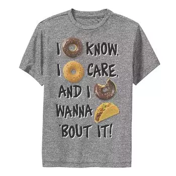 Футболка с графическим изображением «Fifth Sun A Donut Know IF Donut Care Performance» для мальчиков 8–20 лет Fifth Sun
