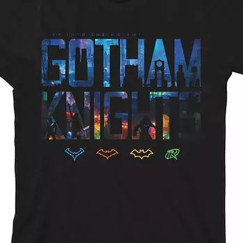 Футболка с графическим изображением Gotham Knights City для мальчиков 8–20 лет Licensed Character