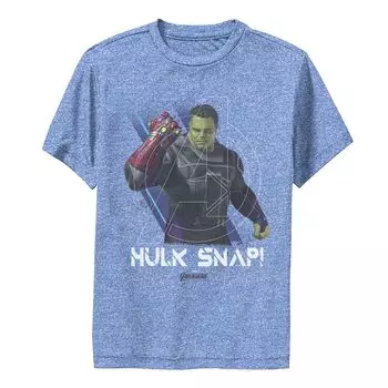 Футболка с графическим изображением и постером «Marvel Avengers Hulk» для мальчиков 8–20 лет Marvel