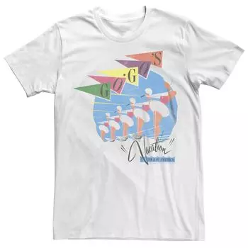 Футболка с графическим изображением Juniors' Epic Rights The Go-Gos Lips Vacation Tour America Licensed Character