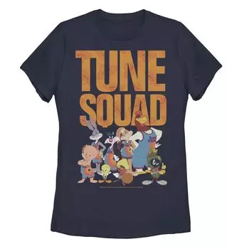 Футболка с графическим изображением Juniors' Space Jam 2 Tune Squad Group Shot Licensed Character