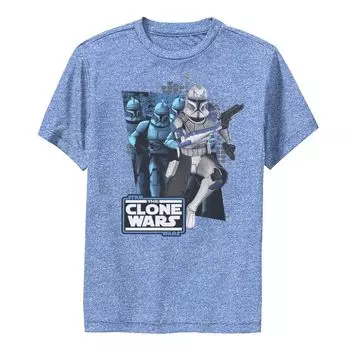 Футболка с графическим изображением «Капитан клонов Рекс» для мальчиков 8–20 лет «Звездные войны: Войны клонов» Star Wars