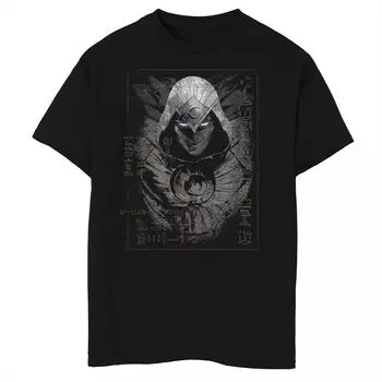 Футболка с графическим изображением «Marvel Moon Knight» для мальчиков 8–20 лет и древними глифами Marvel