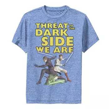 Футболка с графическим изображением «Мы — производительность» для мальчиков 8–20 лет «Звездные войны: Войны клонов: угроза темной стороне» Star Wars