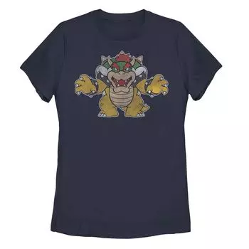Футболка с графическим изображением Nintendo Super Mario Bowser для юниоров Coming For You Licensed Character