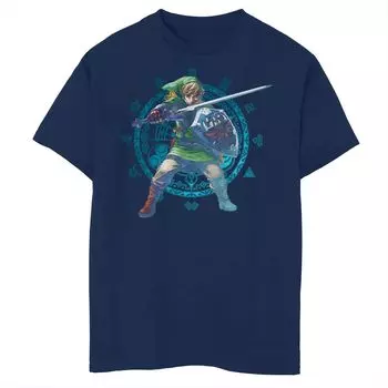 Футболка с графическим изображением Nintendo Zelda Skyward Sword Link для мальчиков 8–20 лет Licensed Character