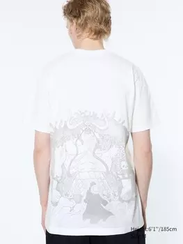 Футболка с графическим изображением tv anime one piece 25th ut Uniqlo, белый