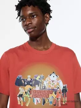 Футболка с графическим изображением tv anime one piece 25th ut Uniqlo, оранжевый