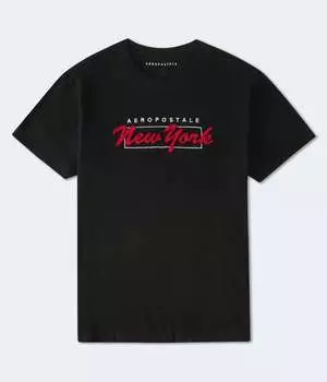 Футболка с графическим логотипом Aeropostale New York Box, черный
