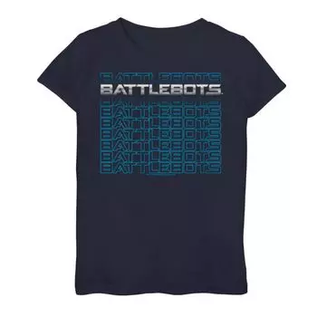 Футболка с графическим логотипом BattleBots для девочек 7–16 лет Licensed Character