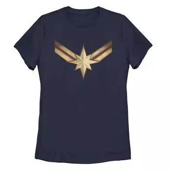 Футболка с графическим логотипом Captain Marvel Star для юниоров Licensed Character