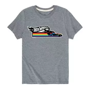 Футболка с графическим логотипом Hot Wheels Pride Flame для мальчиков 8–20 лет Licensed Character